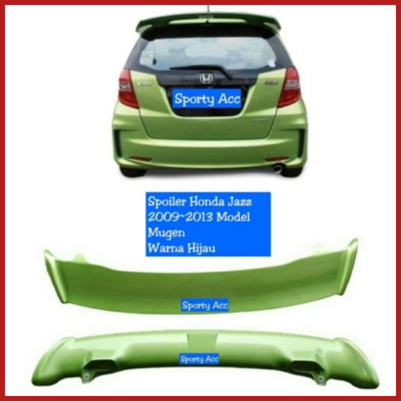 Spoiler Sayap Mobil Jazz 2009-2013 Model Mugen