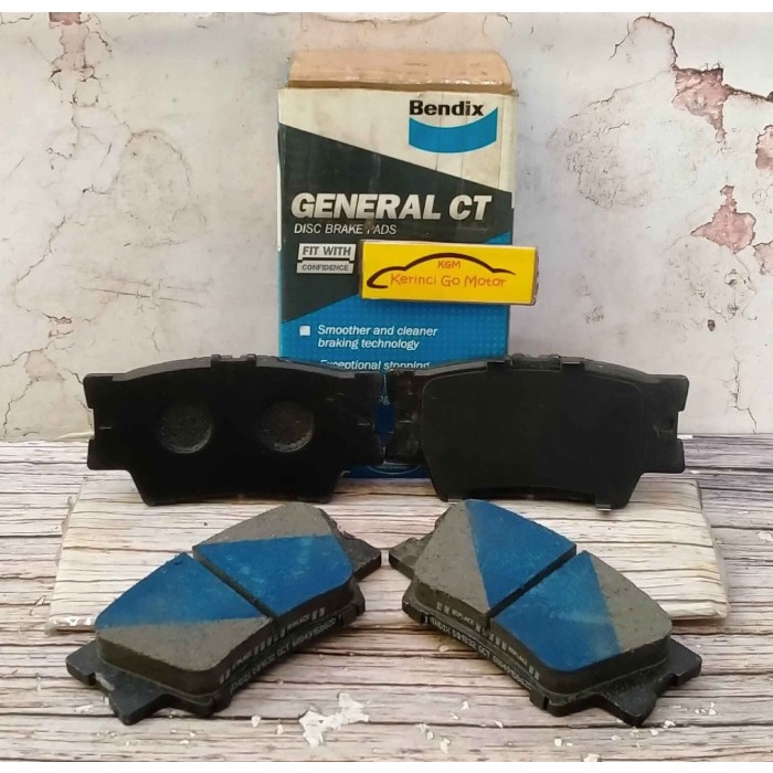 BRAKE PAD KAMPAS REM BELAKANG ALL NEW CAMRY 07-09 BENDIX DB1832 GCT