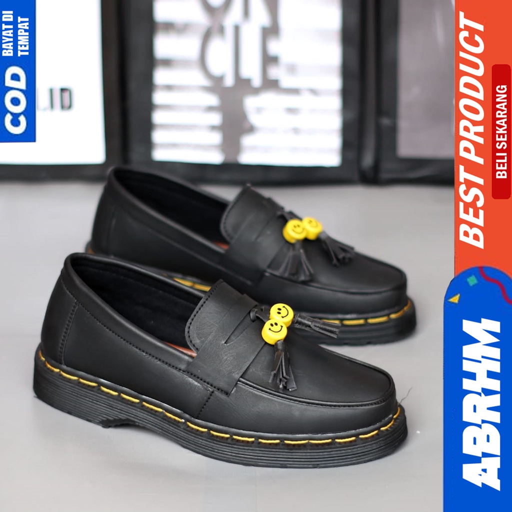 Sepatu Docmart Pria Formal Pantofel Kerja Kantor Abrhm VICTOR