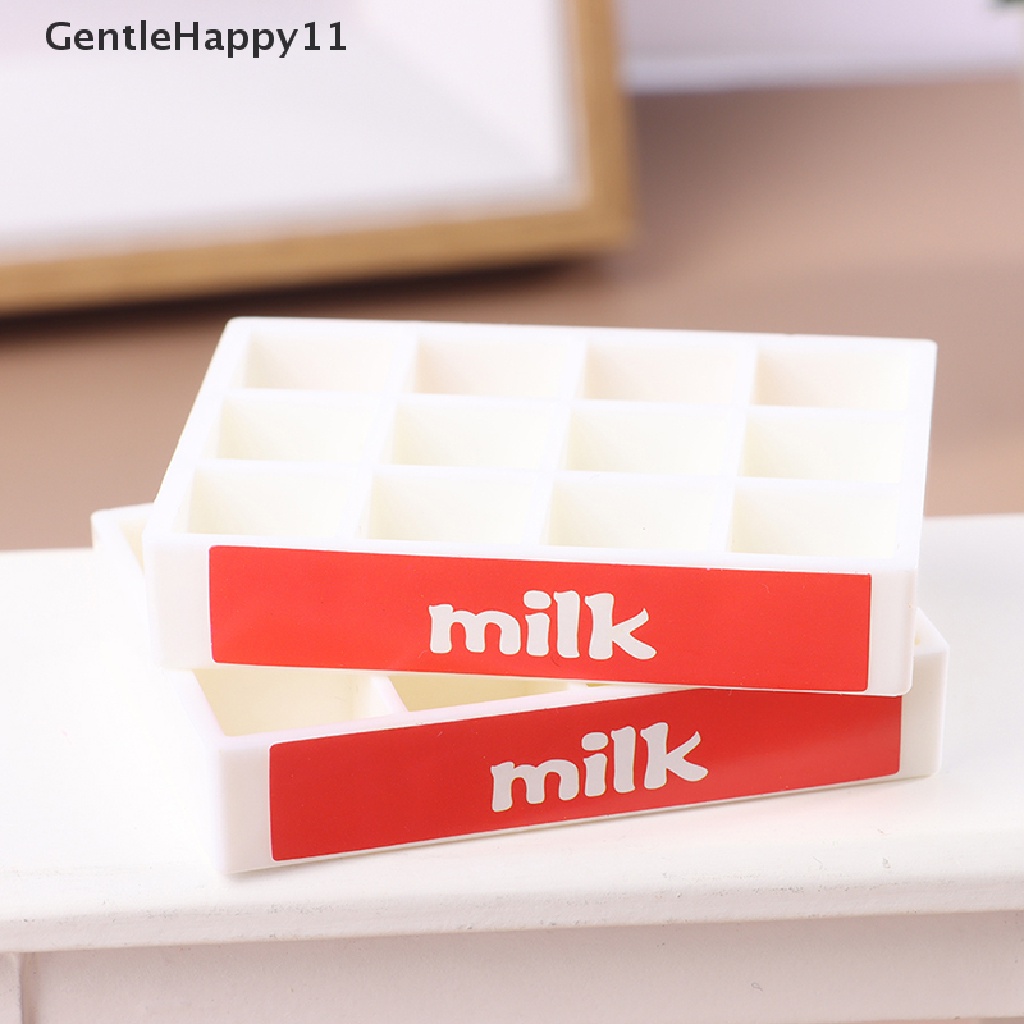 Gentlehappy 1Pc 1: 12rumah Boneka Miniatur Nampan Putih Botol Susu Penyimpanan Model Keranjang Botol Anggur Botol Minum Alat Penyimpanan Dekorasi Dapur Mainan id