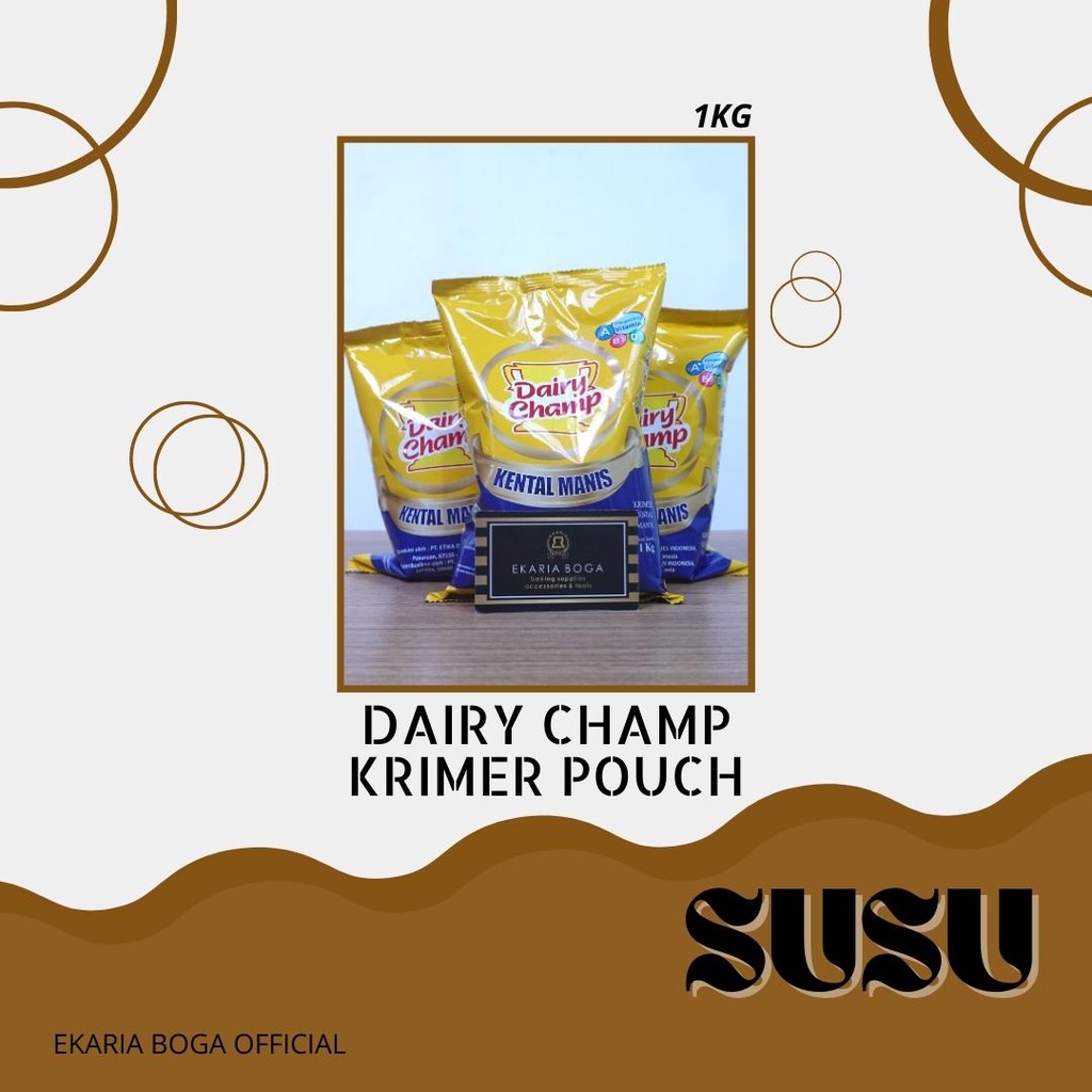 

SUSU | SUSU KENTAL MANIS | DAIRY CHAMP KRIMER POUCH 1KG