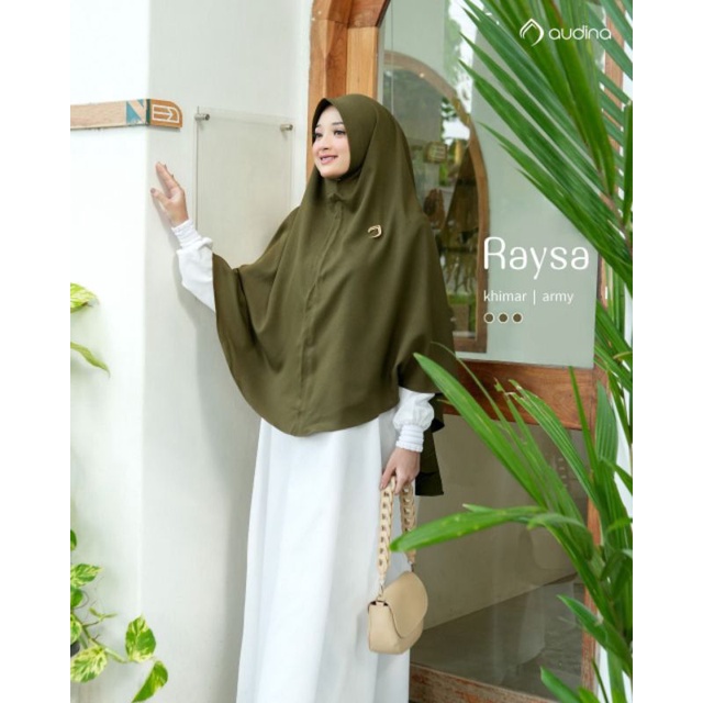 Khimar Polos Soft Pad Brand AUDINA "Raysa Khimar Soft Pad"