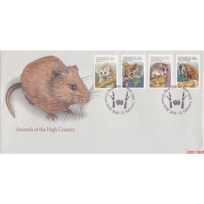 

A752 Prangko Australia FDC 1990 Animals 1 Pcs
