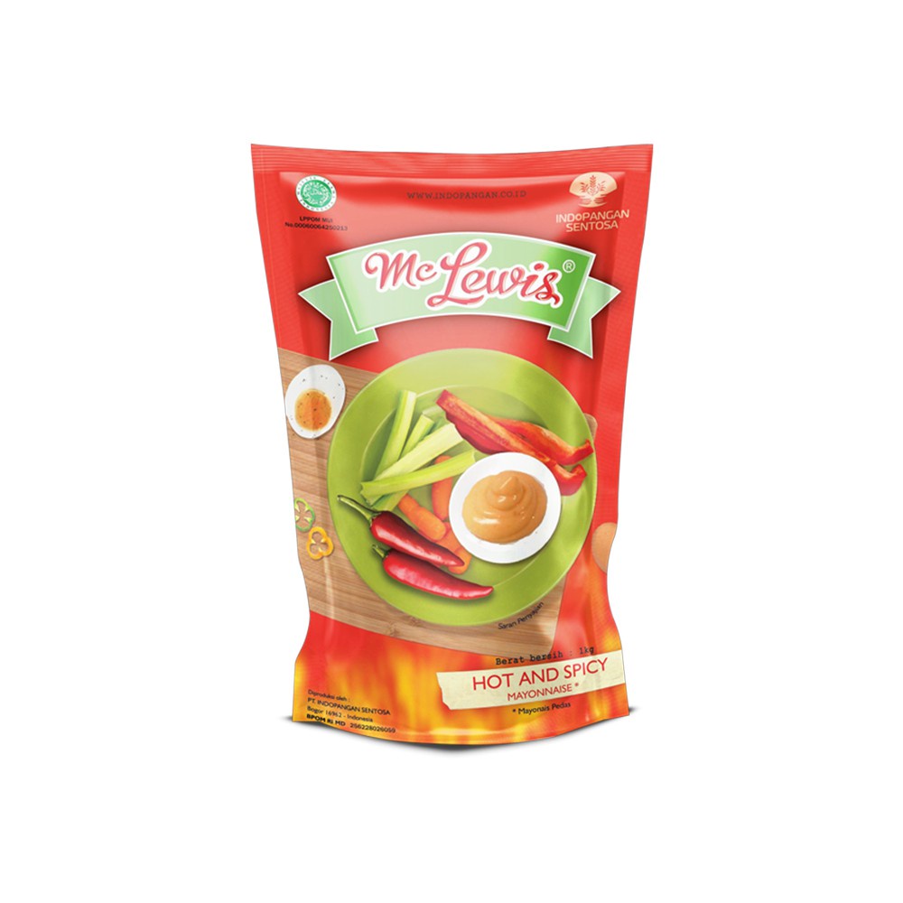 

MC LEWIS Mayo Hot and Spicy / Mayonaise Pedas 1kg