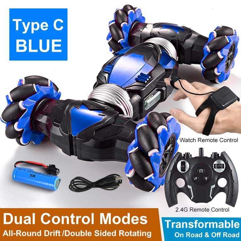 4DRC Mainan Remote Control Mobil RC Gesture Sensing Stunt Car - 4D-4