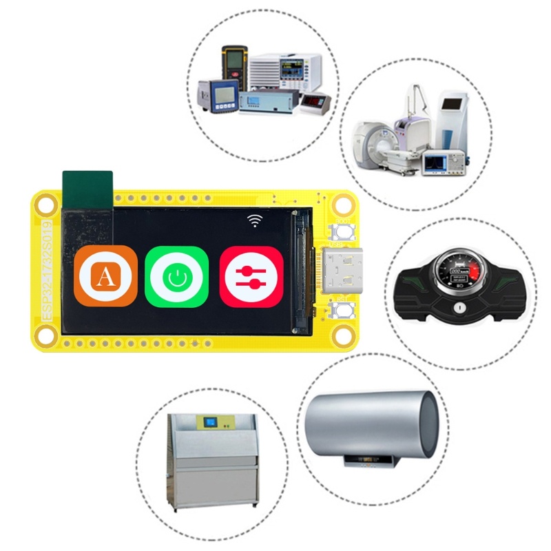 Vivi ESP32 S3 LVGL Papan Pengembangan Dengan Layar Display 1.9 Inci Konektivitas Nirkabel- Dengan Wi-Fi Dan BLE ESP32-1732S01