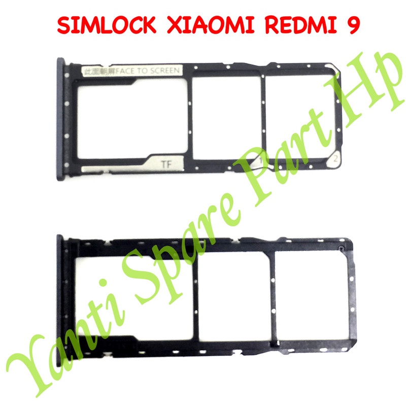 Simtray Sim Lock Xiaomi Redmi 9 Original Terlaris New
