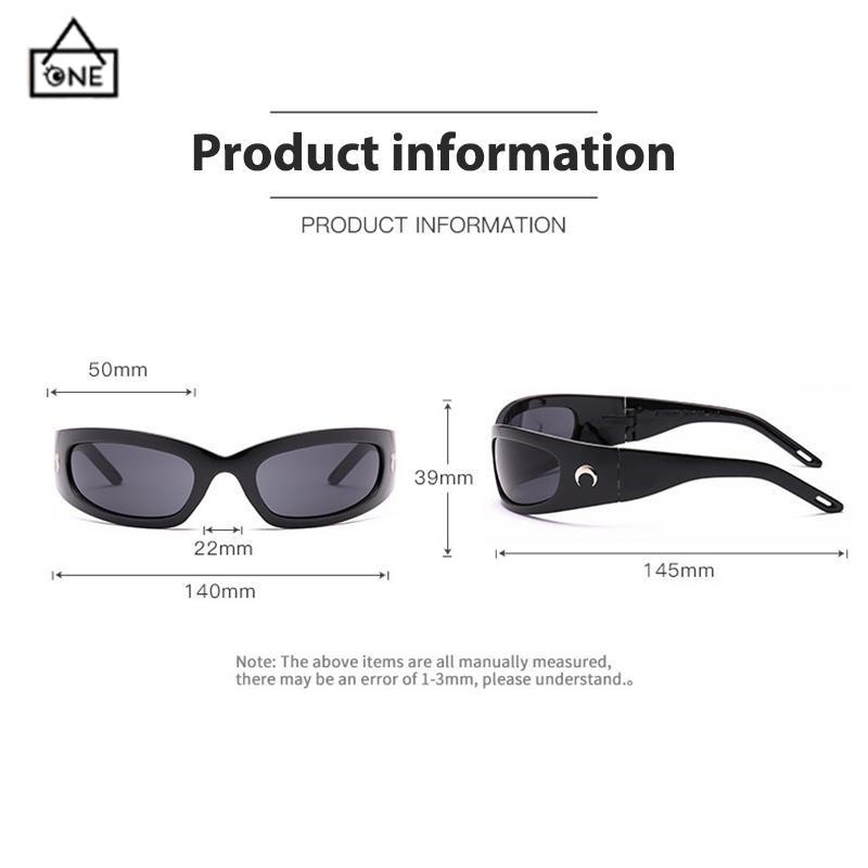 COD❤️Kacamata Sepeda Pria Hitam Bersepeda Hip Hop Punk Gaya Retro Wanita Eropa Olahraga Uv400 Motor Sport Ourdoor Fashion Sunglasses