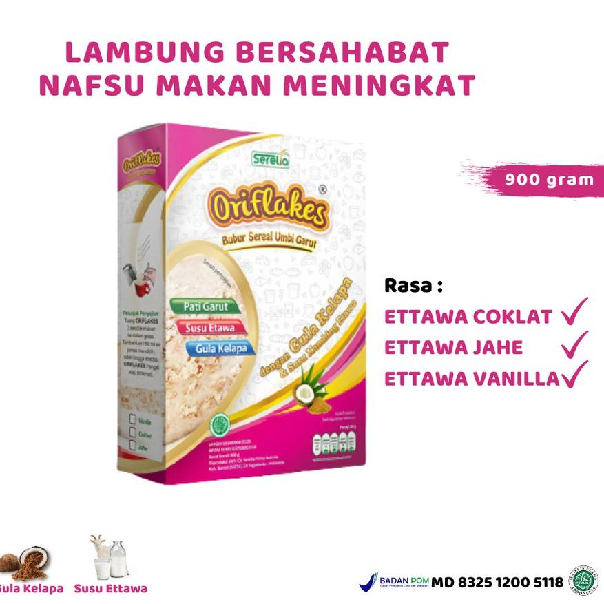 

Promo | KBM|Oriflakes gastro 900 Gram Sereal Umbi Garut Asam Lambung susu oriflakes gaztro etawa