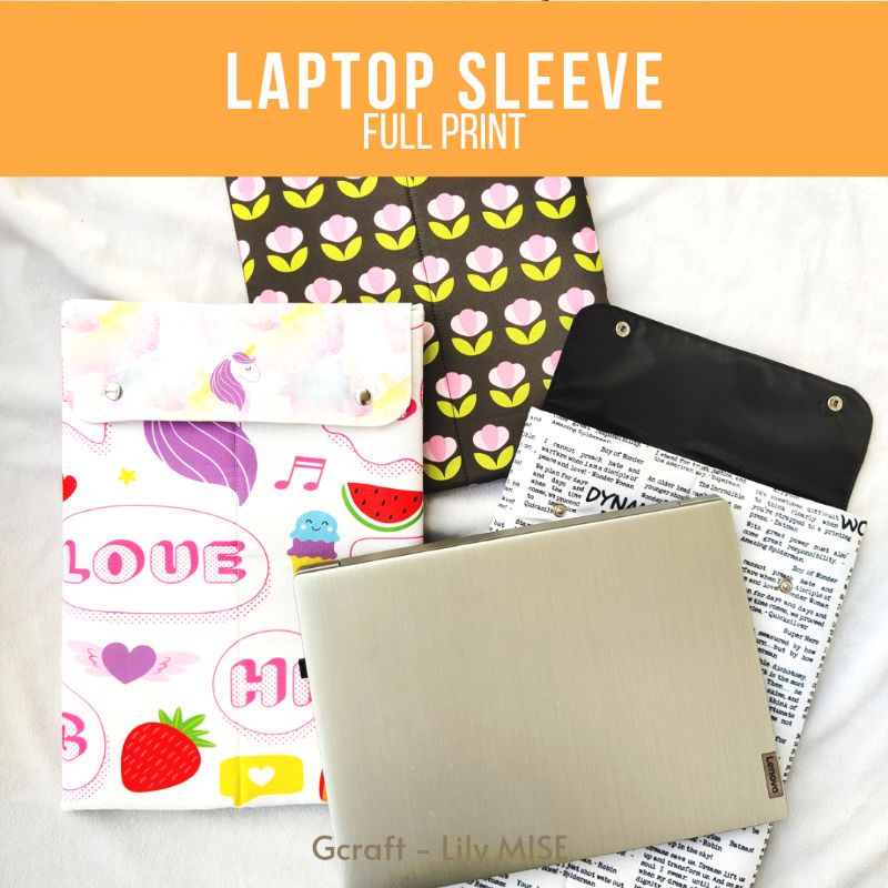 laptop pouch - laptop sleeve - notebook sleeve - notebook case - laptop case 14"