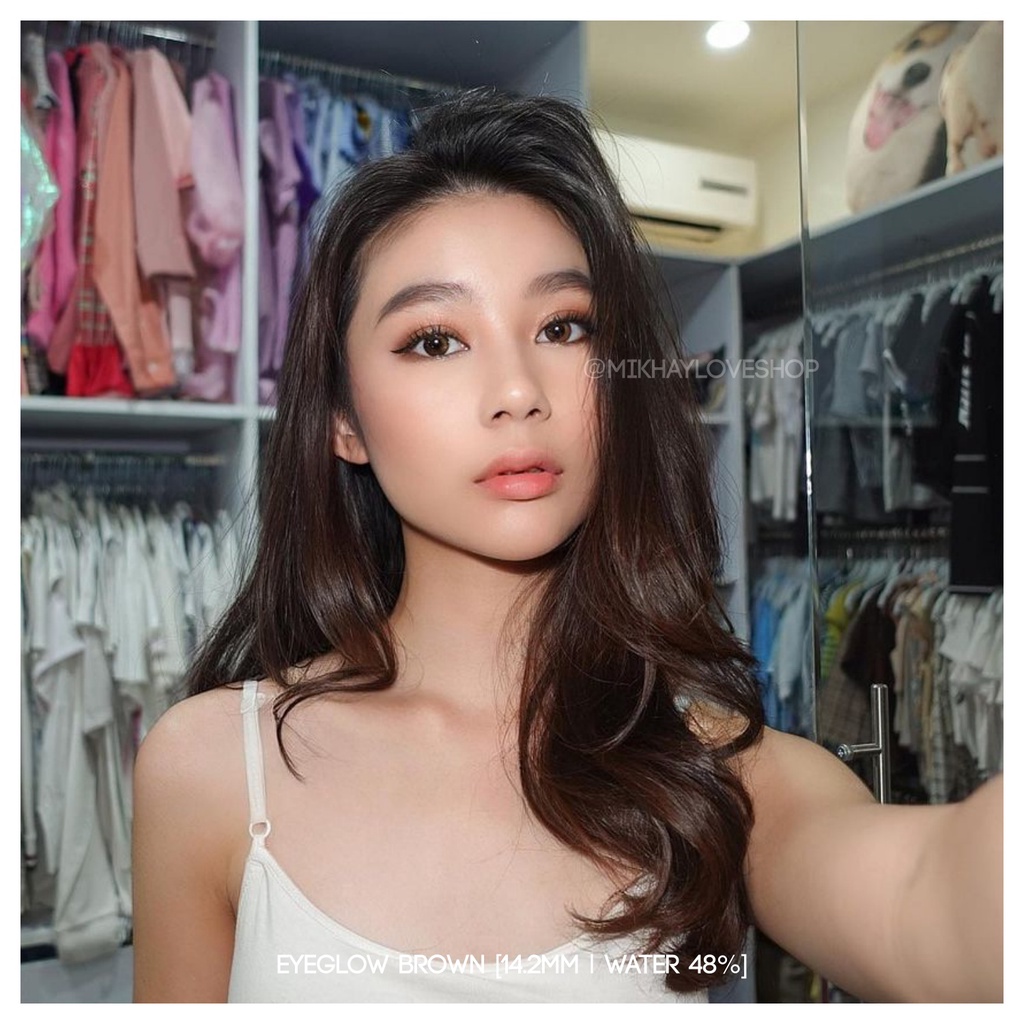 MIKHAYLOVESHOP Softlens Eyeglow Brown (Eyelighter Glowy) | EOS Princess