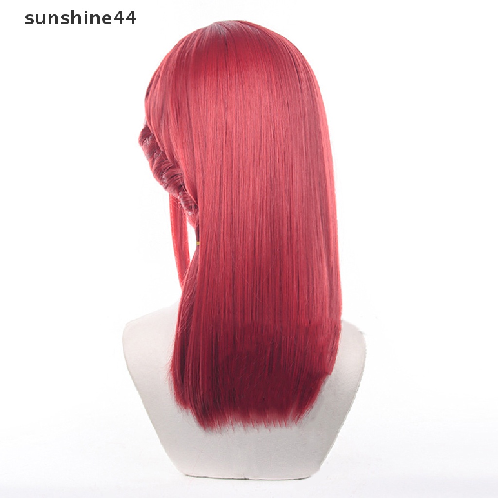 Sunshine Anime Blue Lock Hyoma Chigiri Cosplay Wig Rambut Merah Tahan Panas Wig Rambut.