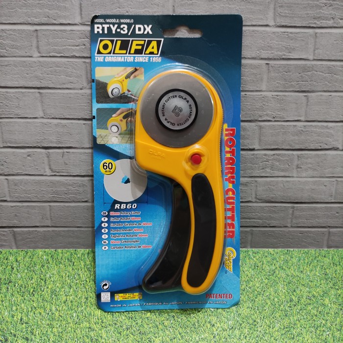 

Mew Pisau Pemotong Rotary Cutter 60Mm Rty-3/Dx Olfa