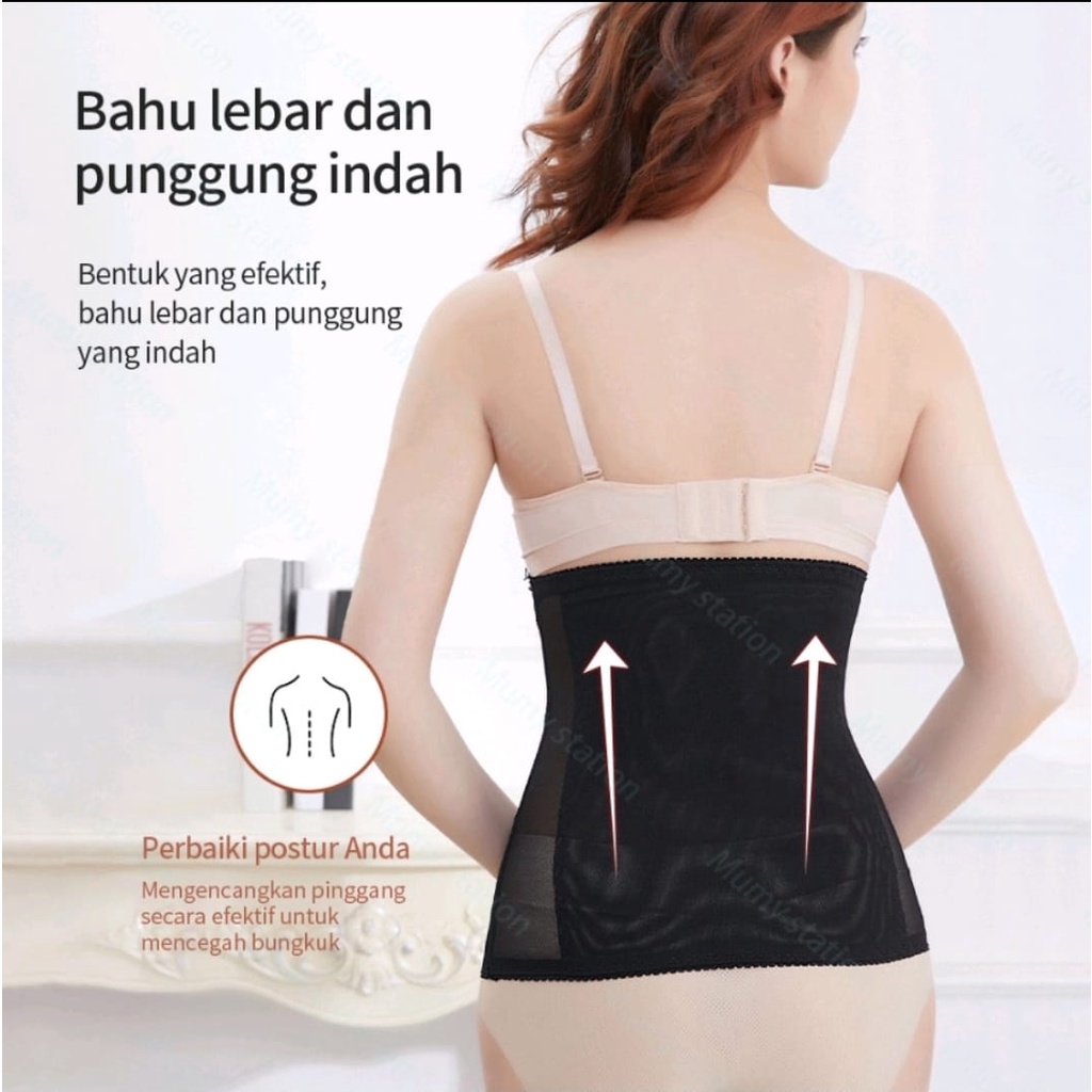 Waist Trainer Slimming Curva Korset Pelangsing Pengecil Pinggang Perut Buncit