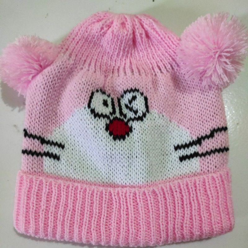 Topi Kupluk Bayi Doraemon Topi bayi Laki Laki Topi Bayi Perempuan Cewek usia 0 sampai 2 tahun