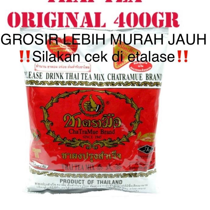 

Limited | JKH|THAI TEA CHATRAMUE ORIGINAL 400GR THAILAND / CHATRAMUE/ THAI TEA ORIGINAL 400GR THAILAND