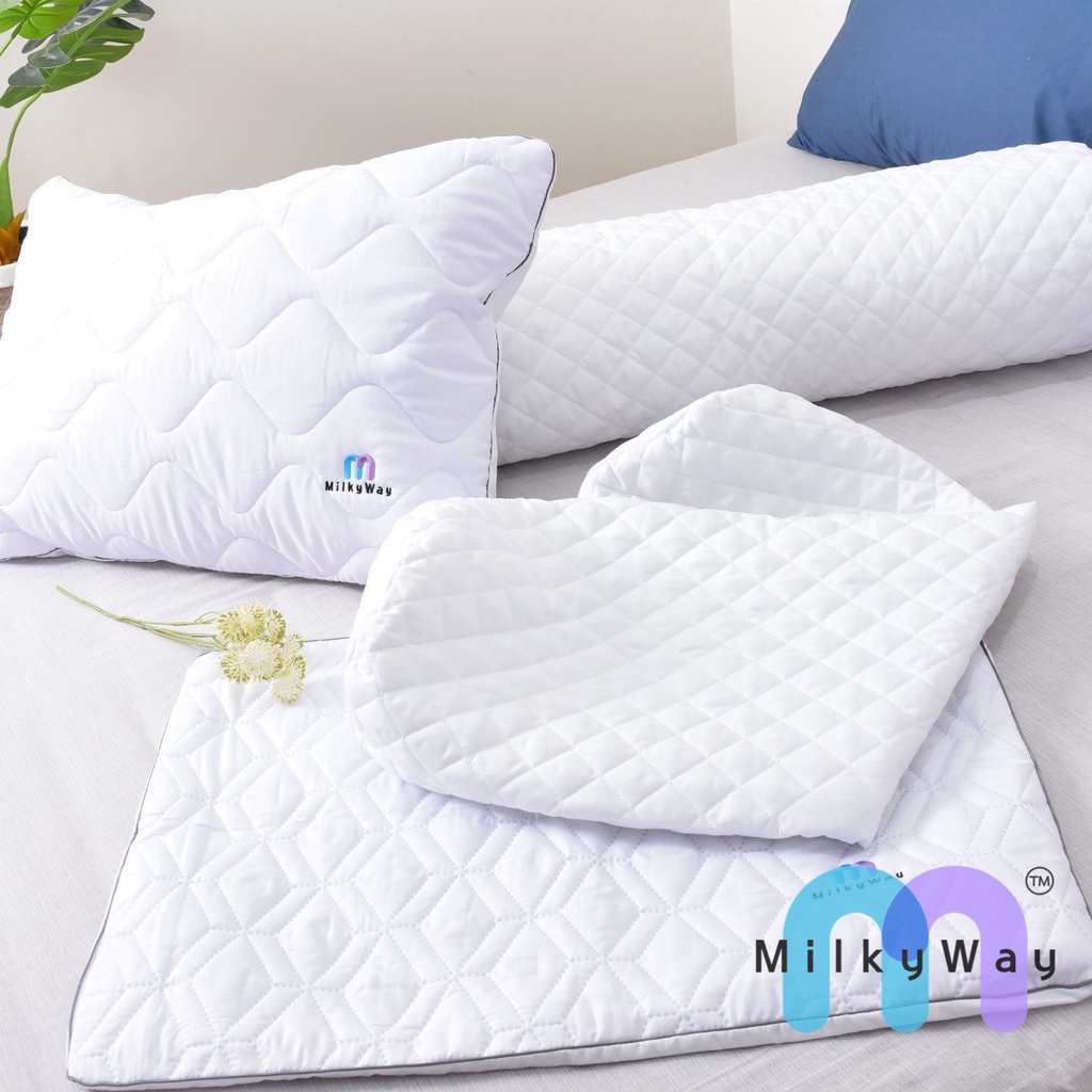 [MilkyWay] Set Sarung Bantal &amp; Guling / Pillow &amp; Bolster Protector Bundling