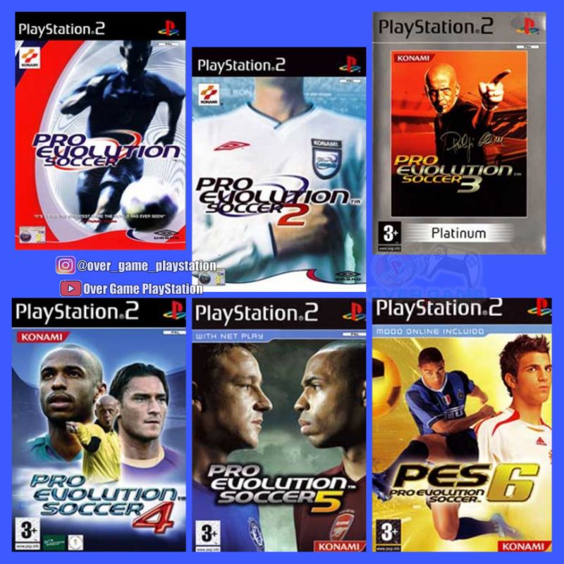 KASET PS2 PES PES2 PES3 PES4 PES5 PES6