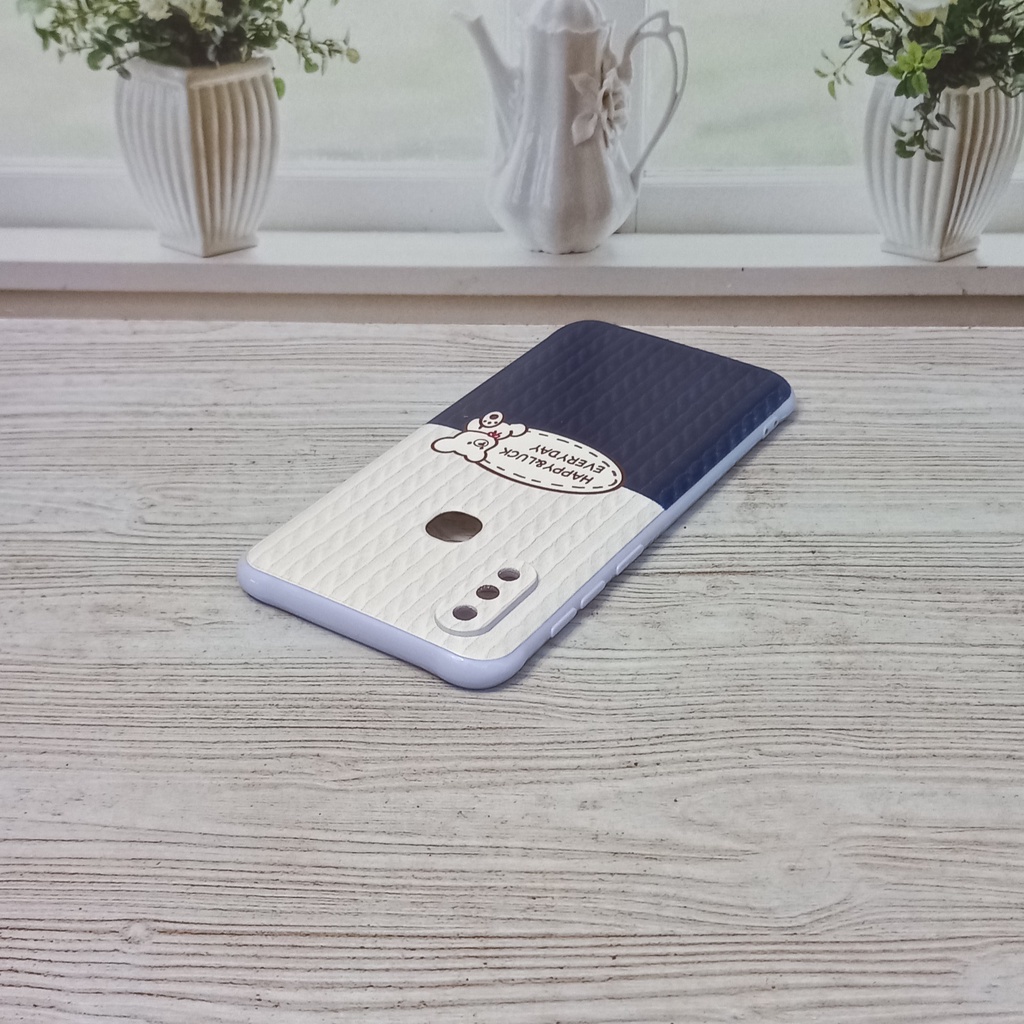 Case Vivo 1806 Softcase Gambar Kartun Beruang Bear Vivo V11