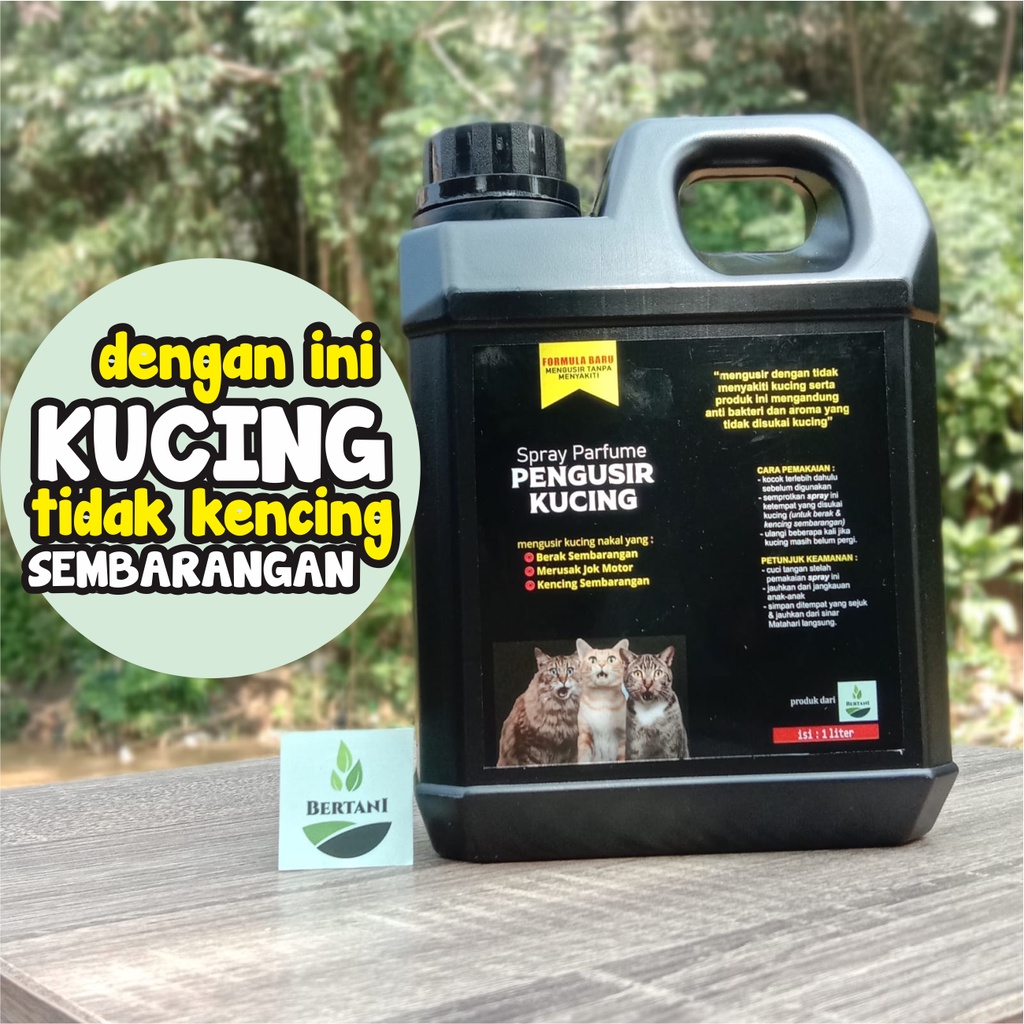 Pengusir Kucing BANDEL ANTI KUCING PUP &amp; KENCING SEMBARANGAN (REFILL 1 LITER)