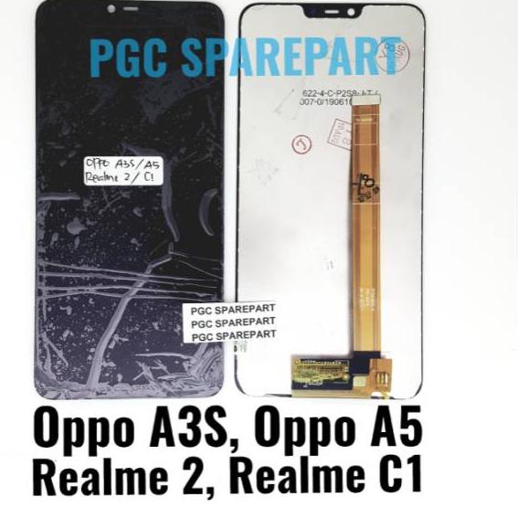Discount | KJ5|Incell - LCD Touchscreen Fullset Oppo A3S / Oppo A5 (A5 2018 / AX5) / Oppo A12E / Rea