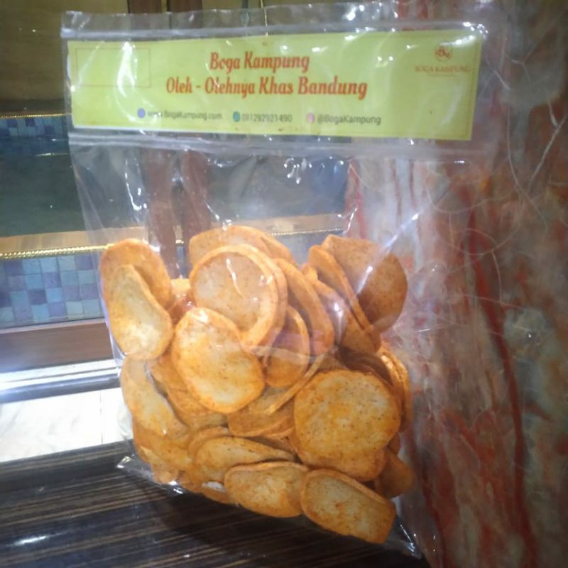 

Keripik Basreng Pedas Boga Kampung