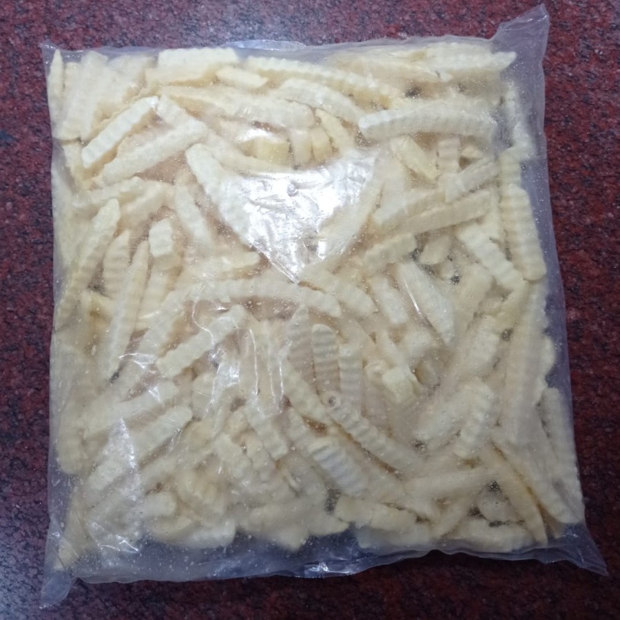 

Kentang beku crinkle cut 2 kg