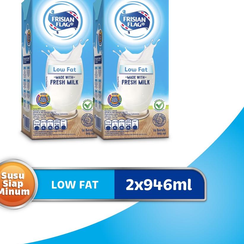 

Termurah | HJ6 | Frisian Flag Family UHT Low Fat 946 ml x 2 pcs