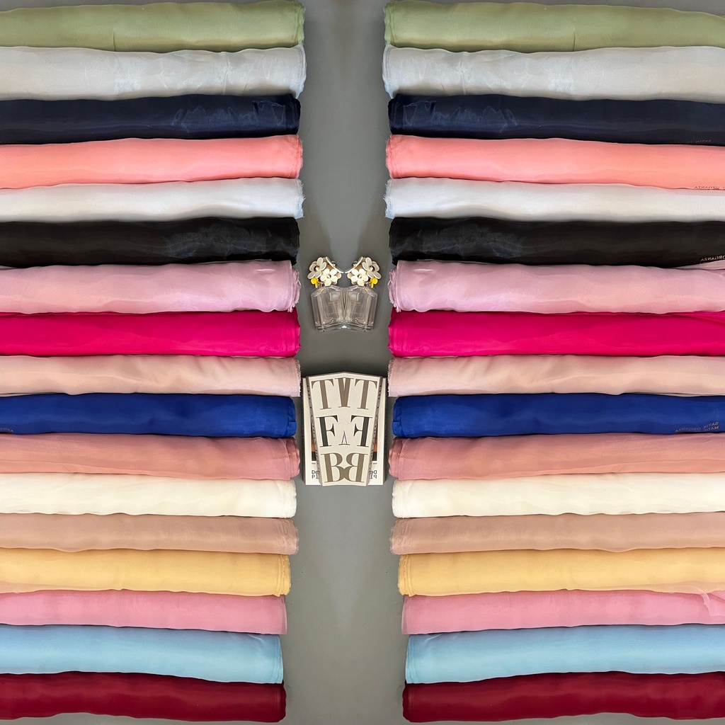Kain Organza Polos Organsa Polos Organdi Polos