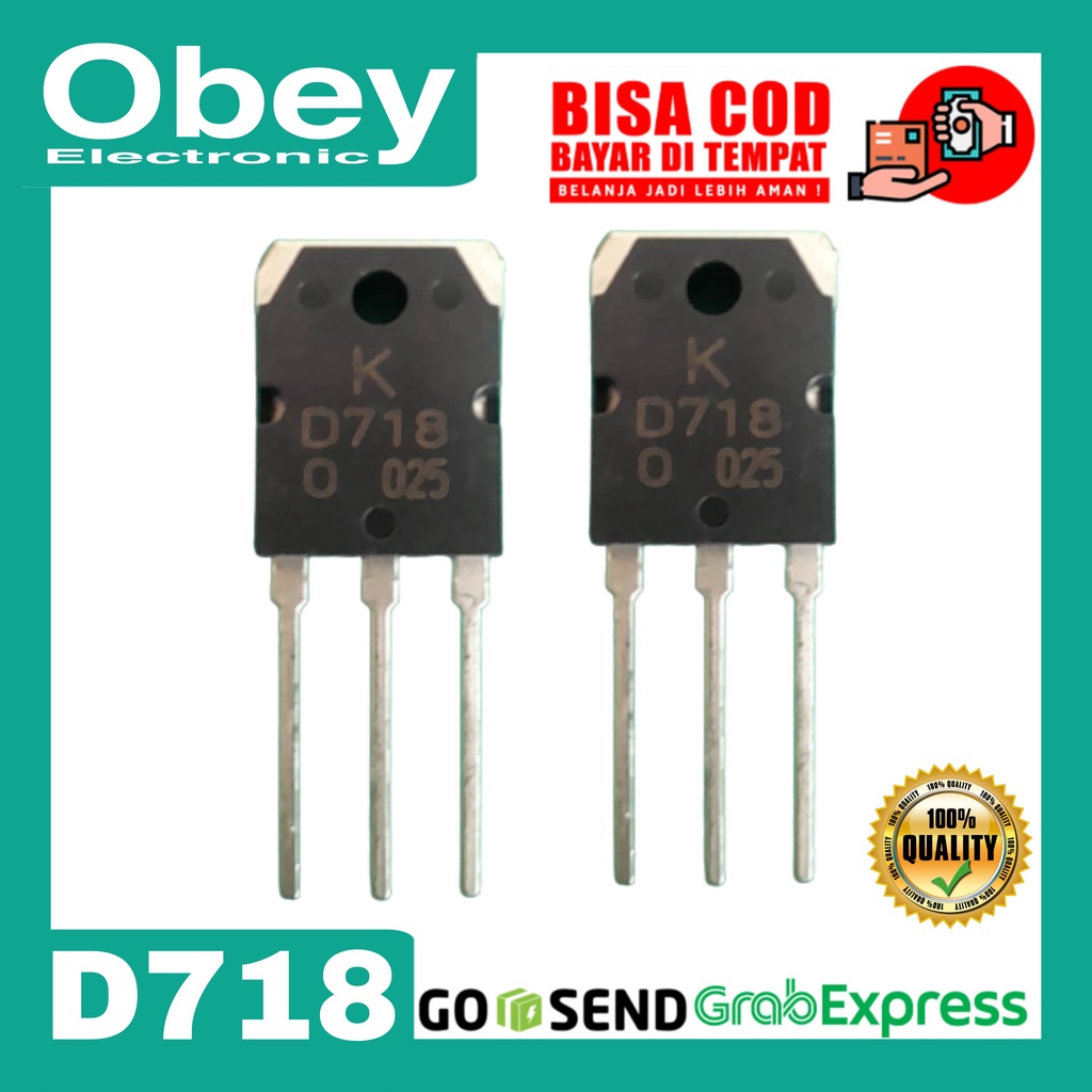 Transistor D718/D 718 Original