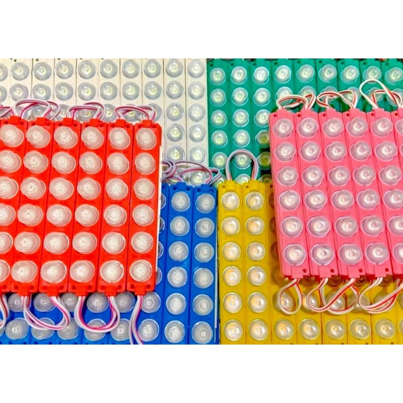 LAMPU LED MODUL 6 MATA DC 12VOLT  VARIASI KOLONG BAK TRUCK TAHAN AIR 6 MATA 12V SMD VARIASI KOLONG B