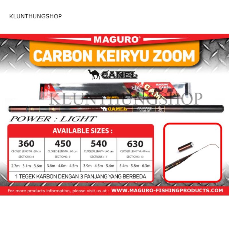 KLUNTHUNGSHOP JORAN TEGEK CARBON ZOOM MAGURO CAMEL DESERT OASIS KRATOS 360 450 SEMARANG