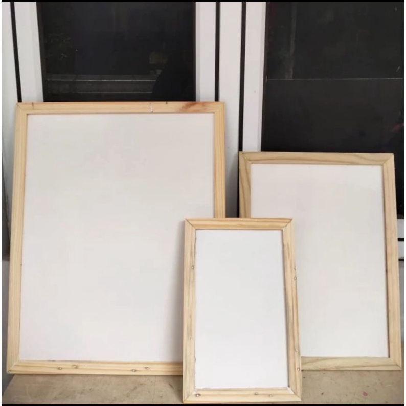 

PAPAN TULIS WHITEBOARD BINGKAI KAYU NATURAL - Armina Art