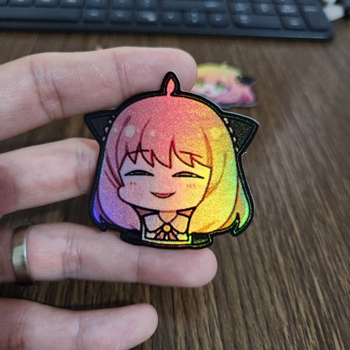 

Sticker Hologram Anime - PSH1353 - Spy x Family - Anya