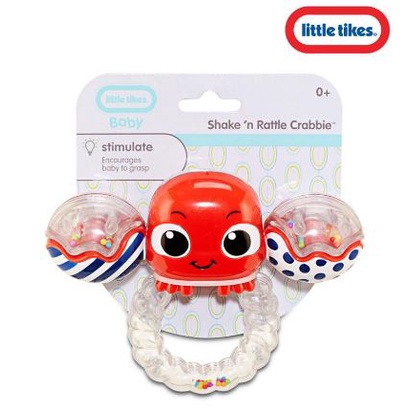 LITTLE TIKES BABY SHAKE' N RATTLE CRABBIE 0+ / MAINAN BAYI - RATTLE BABY - SNI