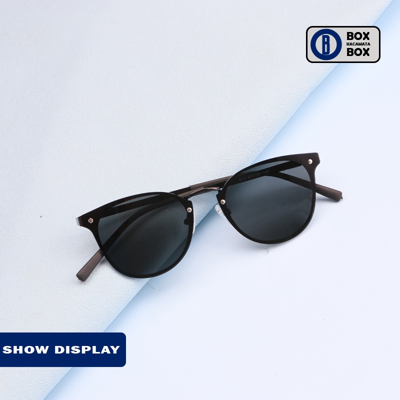 Kacamata Hitam Kotak Tren Style Sunglasses Polarized Anti Silau UV400 TR90 fashion pria dan wanita 813