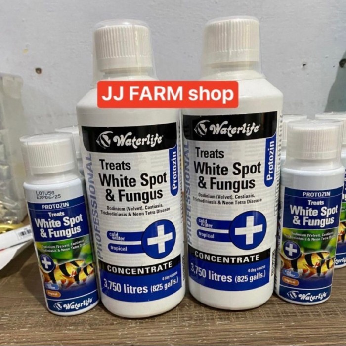 Protozin Waterlife 100Ml Obat Ikan Mengatasi Segala Penyakit Ikan