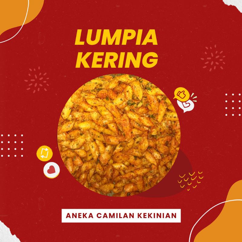 

Lumpia Kering Pedas Daun Jeruk Toples 1000ml