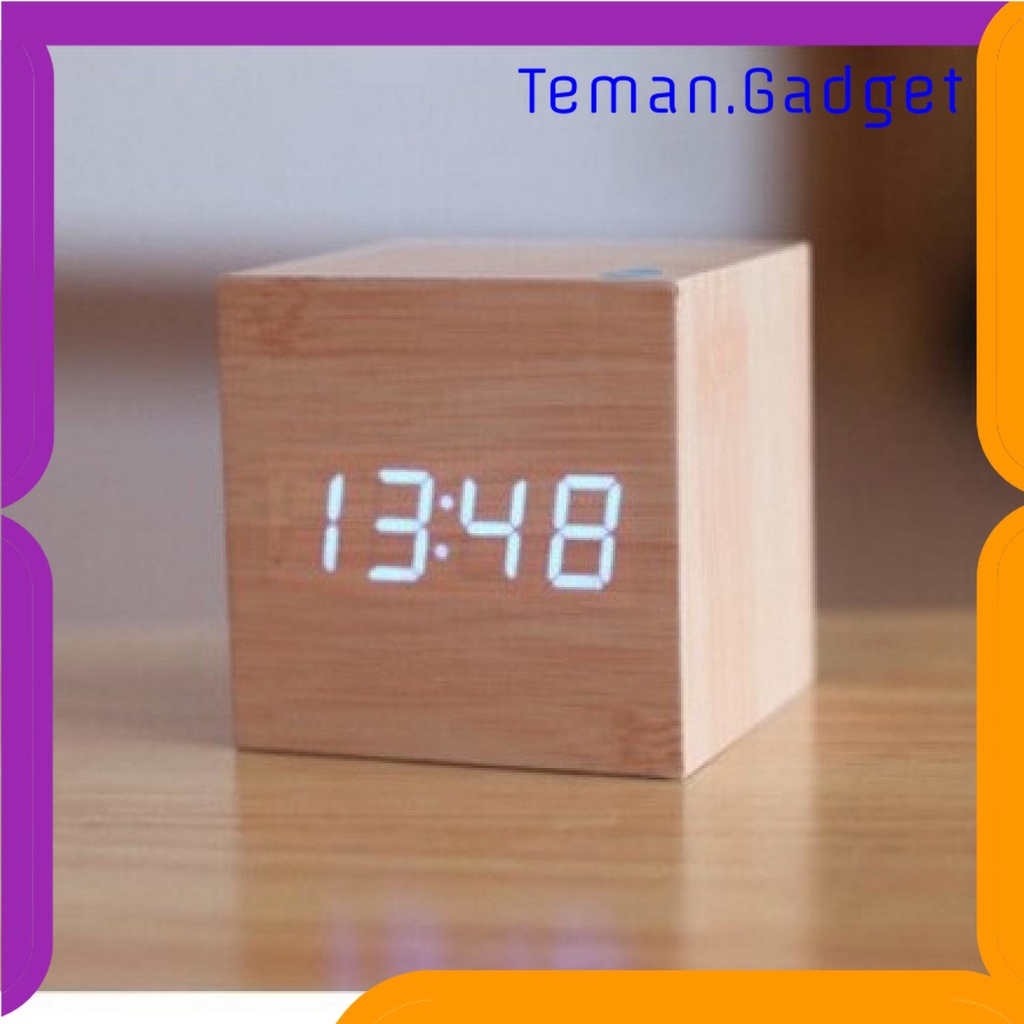 TG-PJM HOUSEEN Jam Digital LED Kayu - JK-808