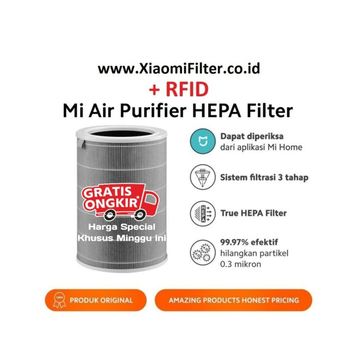 Purifier Filter Xiaomi Mi True Air Purifier Hepa Filter Antibacterial Replace