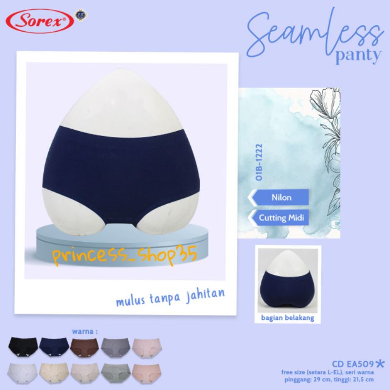 Celana Dalam Wanita Sorex seamless CD Sorex original