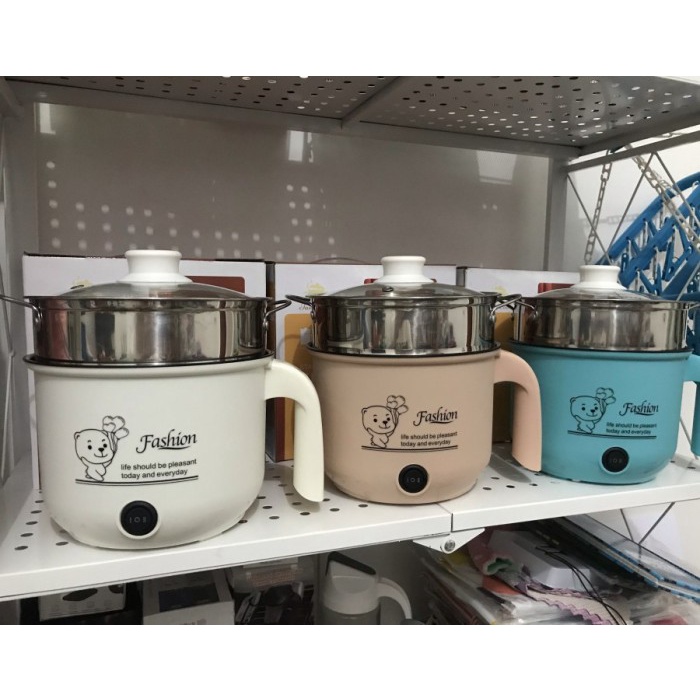 panci listrik Panci Listrik Serbaguna Multifungsi Elektrik Cooker 1.8 Liter Terbaru - Random(U1V3) P