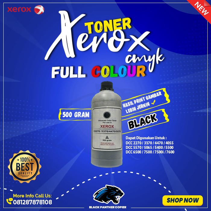 Fit Toner Fotocopy Warna Xerox 500Grdcc 2270/3370/4470/4055/5570/6500/7600