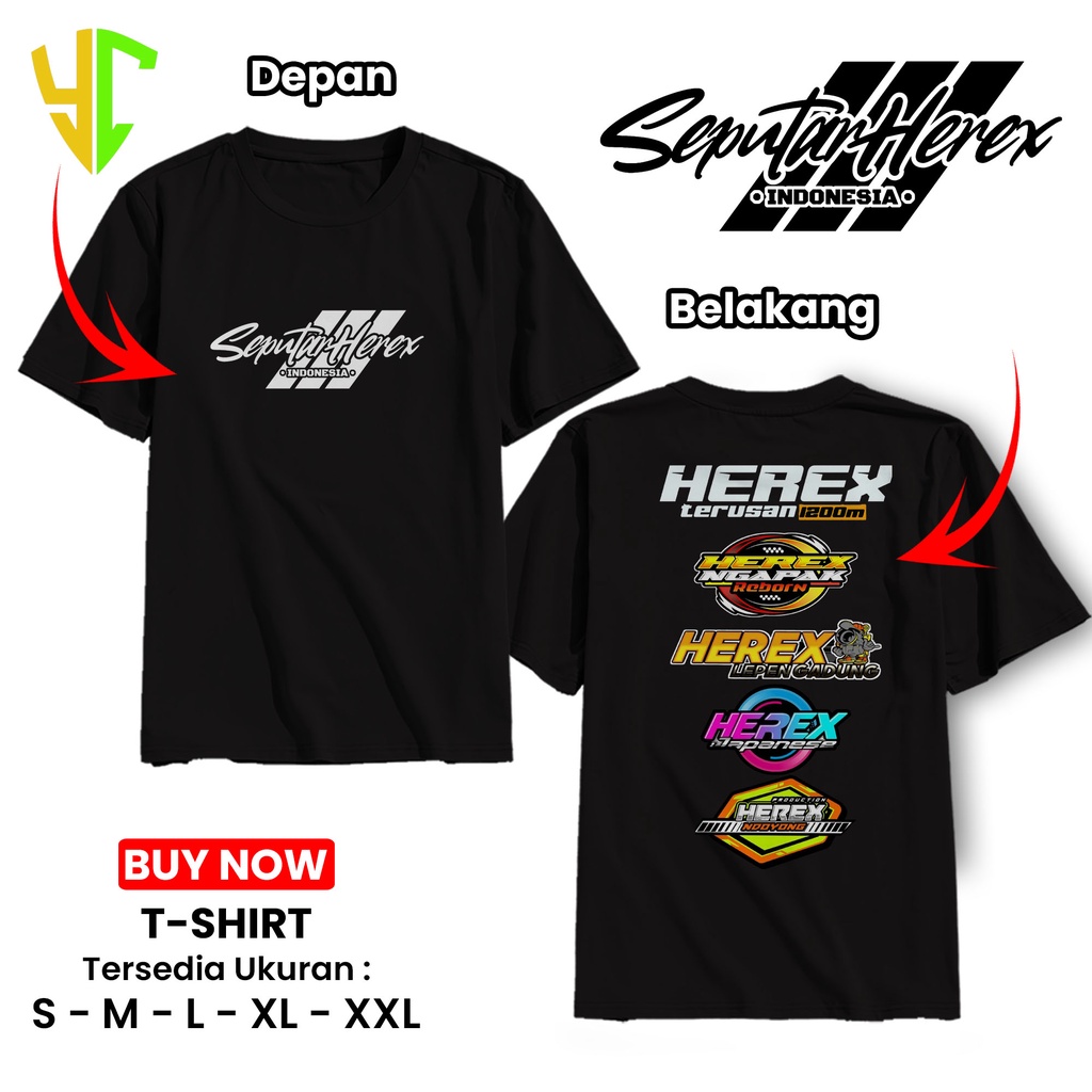 Younisocustom Kaos Herex Viral - Kaos Herex - Kaos Mekanik Amatir - Kaos Motor Klasik Herex - Baju P