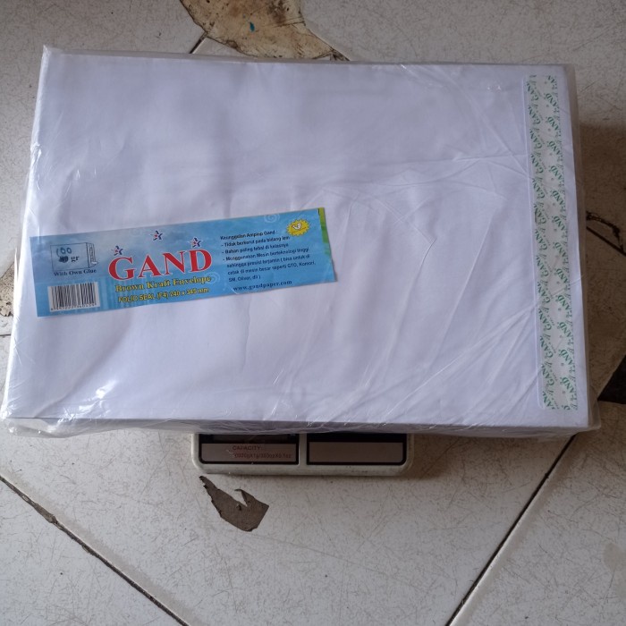 

Alp Amplop Putih Folio+Seal 1Pack