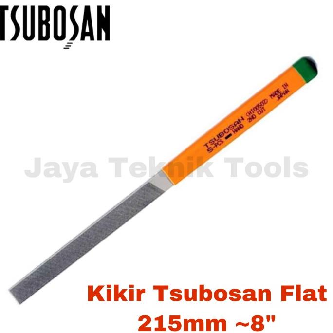 

Kikir Flat Tsubosan 2nd Cut 215 mm 8 inch Japan Plat File Besi