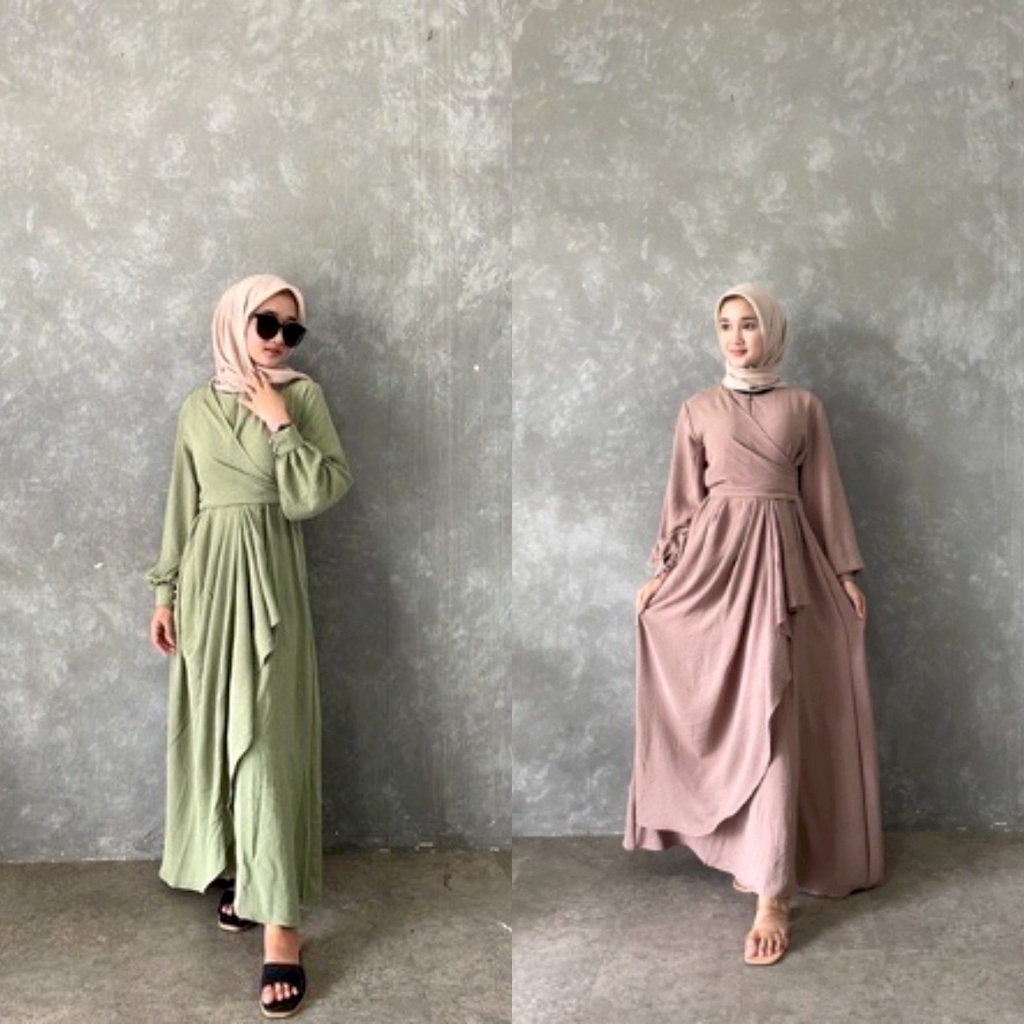 GAMIS WANITA SADIRA/GAMIS MUSLIMAH/GAMIS CRINKLE