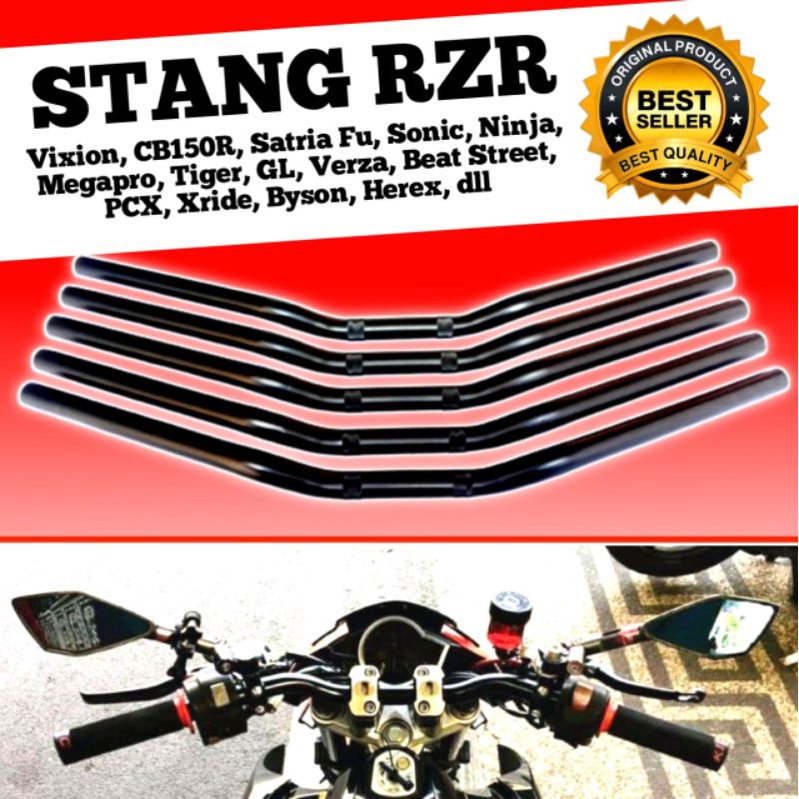 Stang Setang Stir RZR Universal RX King Vixion CB150R Beat Street X Ride Satria FU Verza Tiger GL Ma