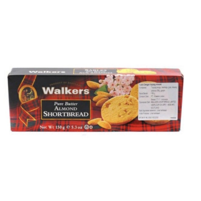 

WALKER SHORT BISCUIT ALMOND 150GR IMPOR