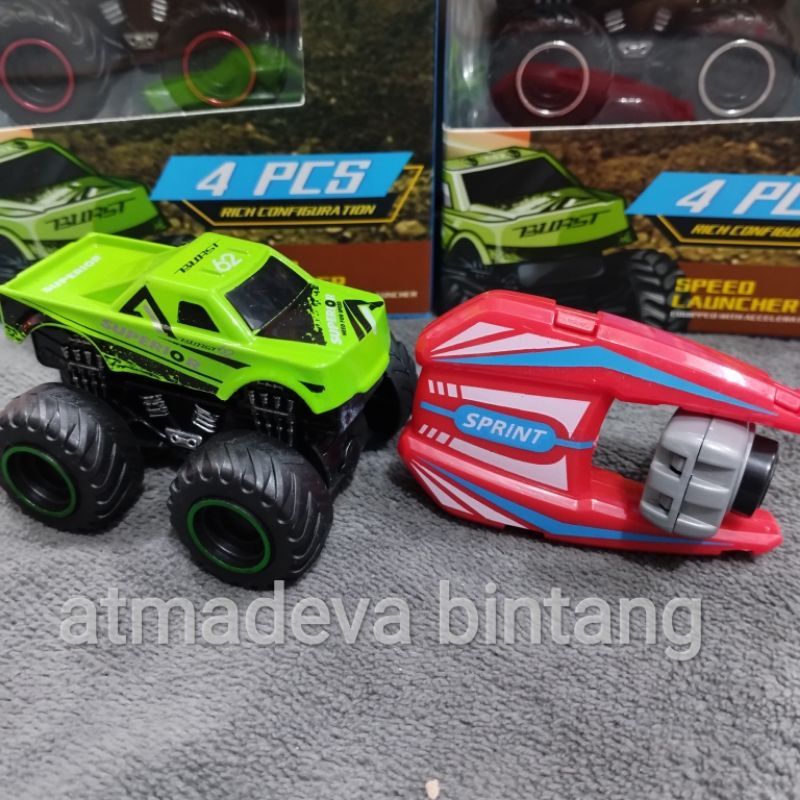 mainan anak mobil die cast speed launcher alloy cars/hotwhells speed launcher/die cast aloy car